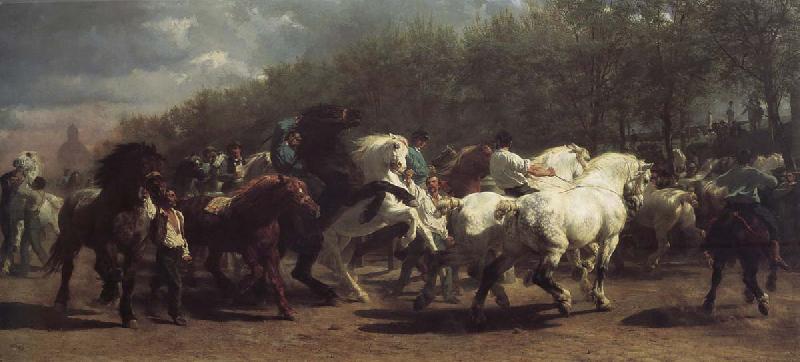 Rosa Bonheur The horse market Germany oil painting art